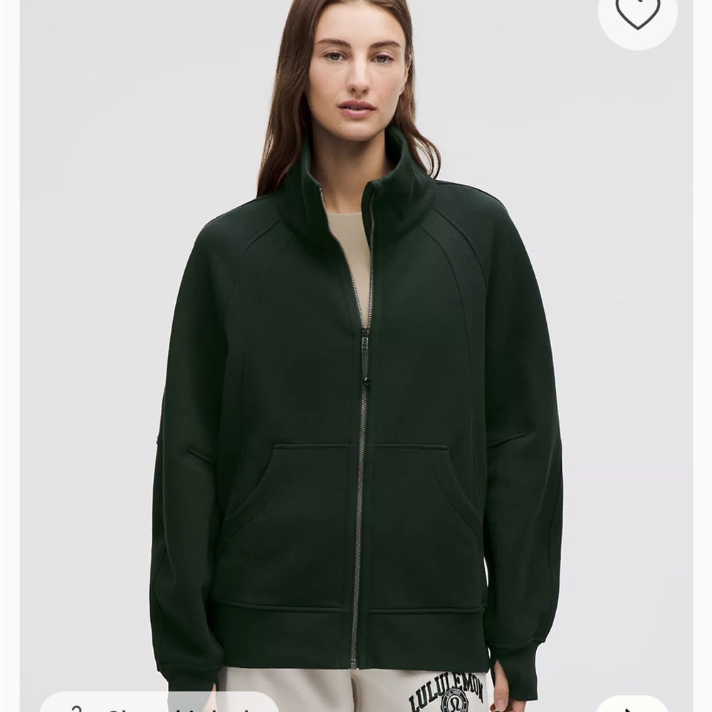 Lululemon oversized funnel neck full zip sweatshirt